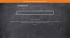 Desktop Screenshot of gs-research.com