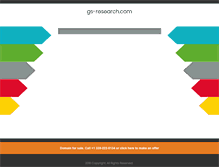 Tablet Screenshot of gs-research.com